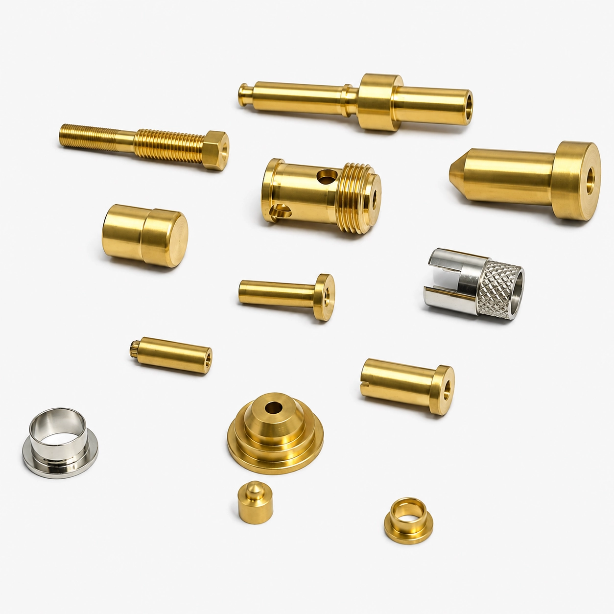 Precision Brass Turned Connectors